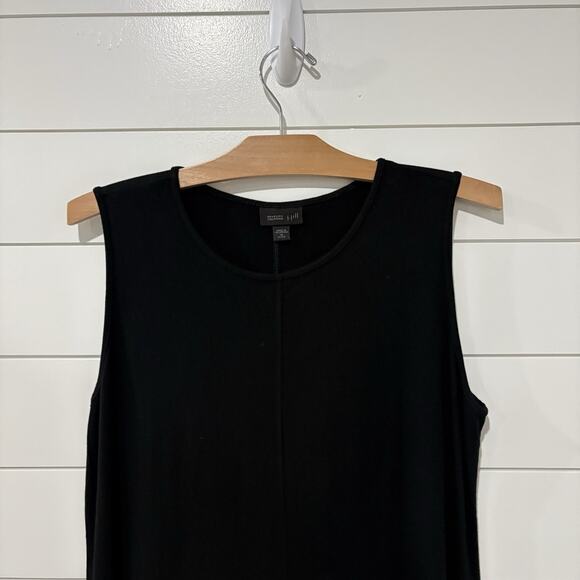 J. Jill | Dress Maxi Black Sleeveless Stretch Wearever- Size Medium Petite - Picture 2 of 7